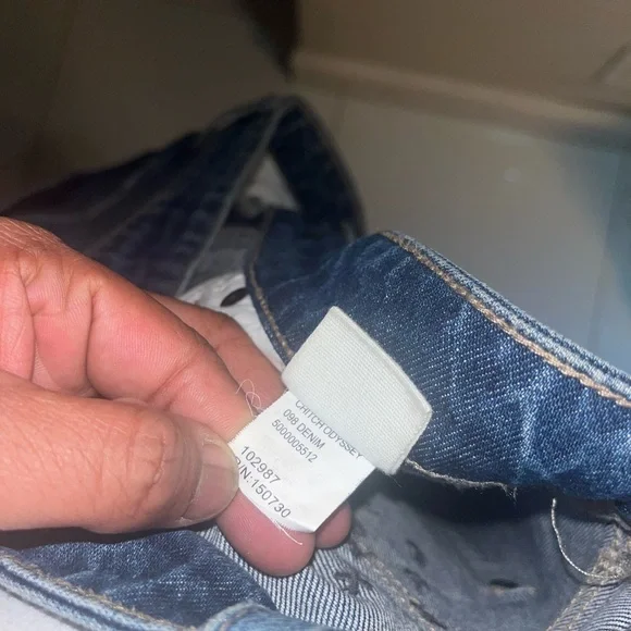 Ksubi Chitch Odyssey Denim Men's Distressed Blue Jeans Size 34